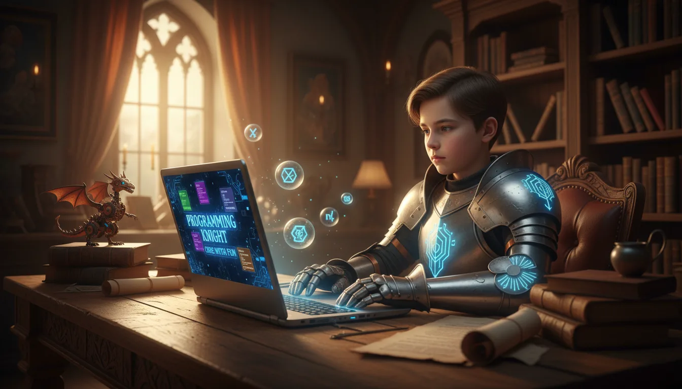 découvrez chevalier de la programmation, un jeu éducatif passionnant pour apprendre le code tout en s'amusant. idéal pour tous les âges, il développe la logique et la créativité.