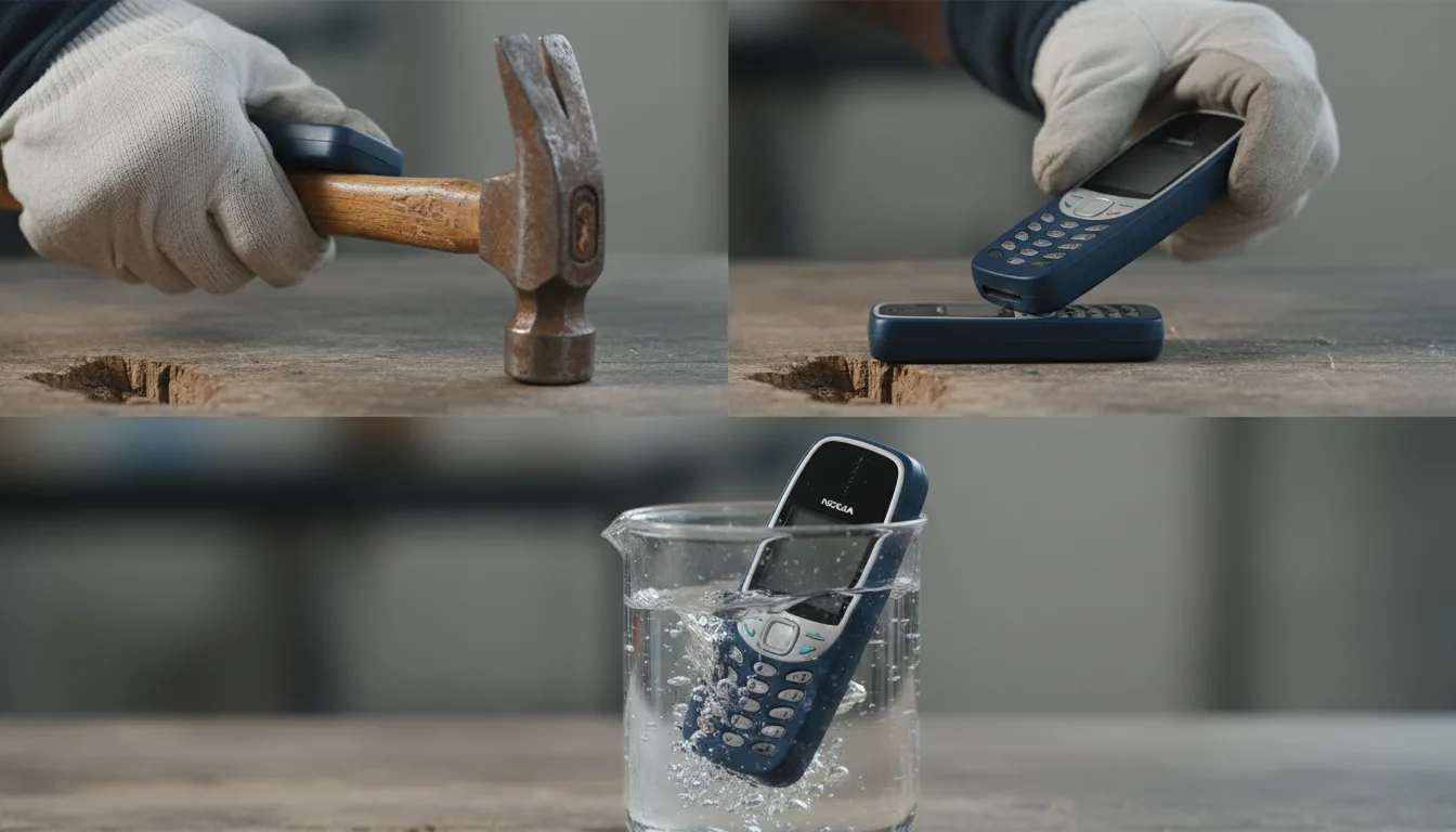 découvrez les techniques et tests pour casser un nokia 3310, le téléphone mythique connu pour sa robustesse exceptionnelle.